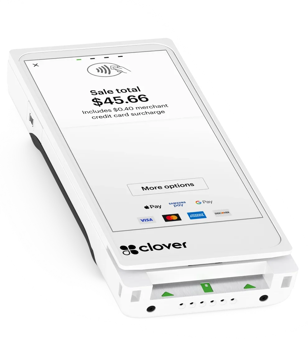 A Clover Flex Pocket device