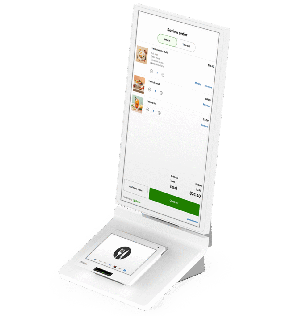 A Clover Kiosk device