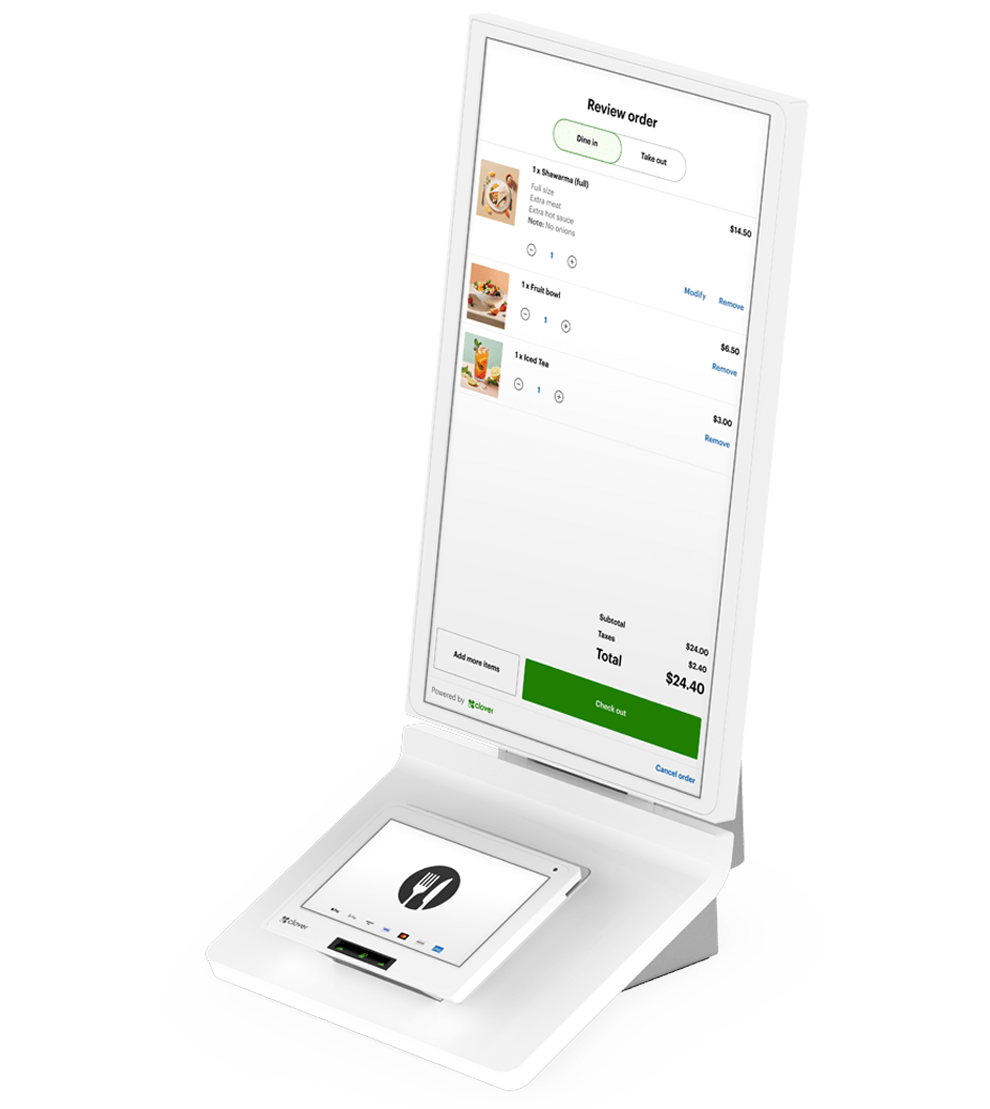 A Clover Kiosk device