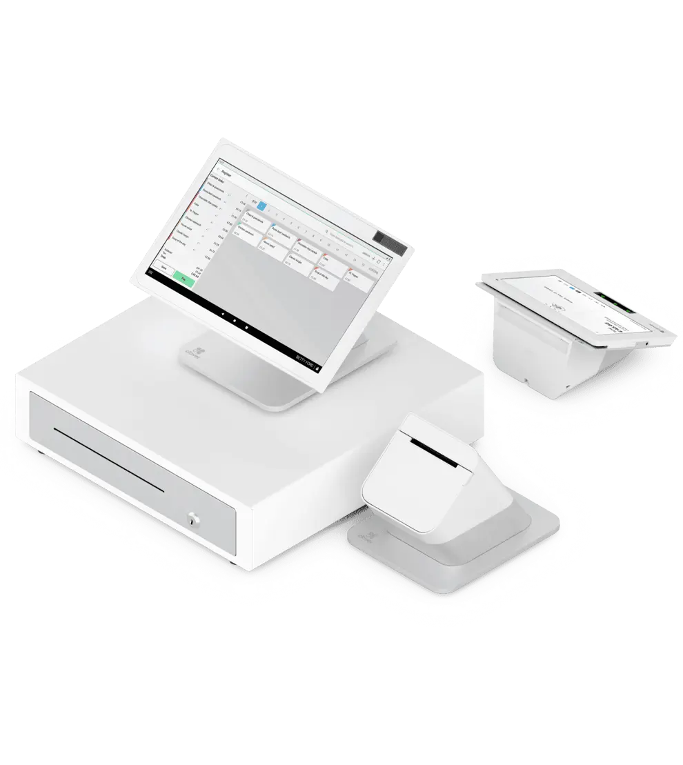 A Clover Station Duo POS device