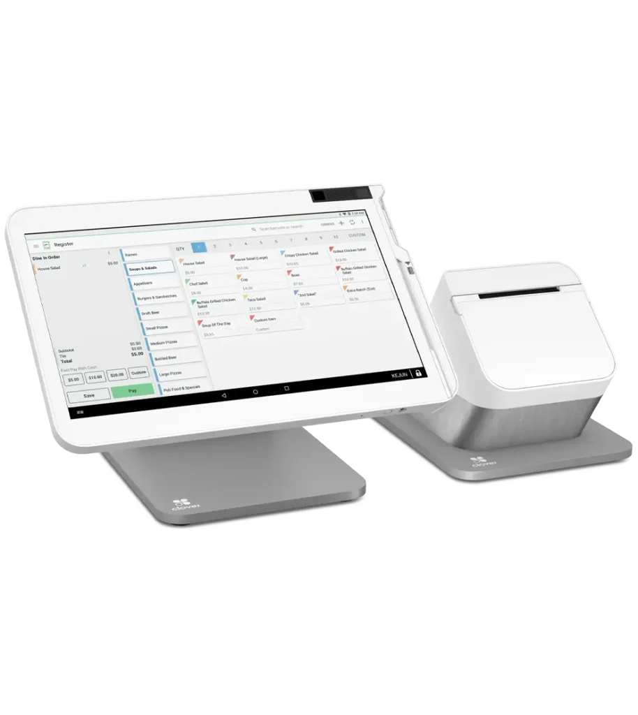 A Clover Station Solo POS device