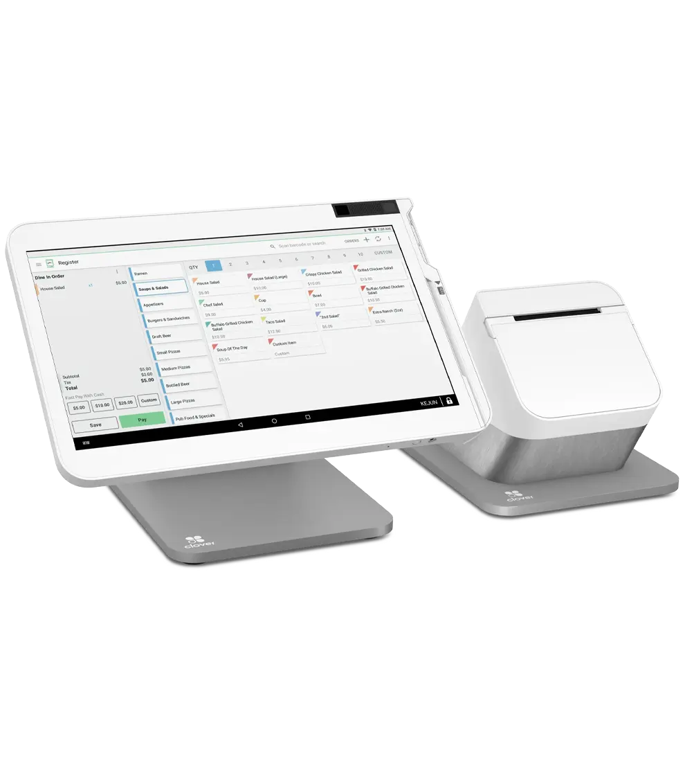 A Clover Station Solo POS device